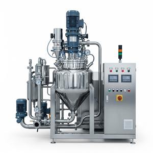 เครื่องผสมอิมัลซิไฟเออร์สุญญากาศ AC มอเตอร์สแตนเลสที่มีความจุ500L สำหรับครีมโลชั่นเจลซอสอาหารร้อนและเย็นที่มีประสิทธิภาพ - Product Image 6