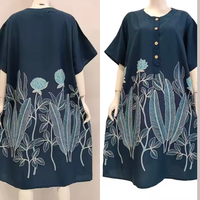 Vestido Largo Asimétrico de Rayón para Mujer, Estilo Formal/Sereno, Simple, Cómodo, Transpirable, para Uso Diario