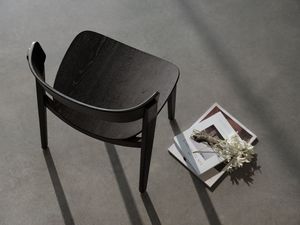 Chaise de salle à manger moderne en bois noir onyx pour la maison, le bureau et l'entrepôt - Product Image 1