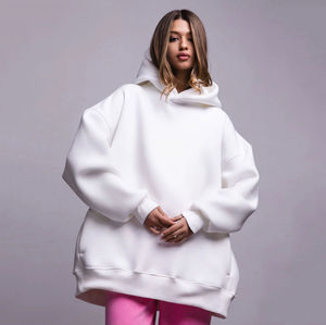 Sudadera con Capucha Oversize para Hombre, de Invierno, para Fitness, de Secado Rápido, Térmica, Transpirable, con Patrón Sólido, Gruesa, 100% Algodón - Product Image 5