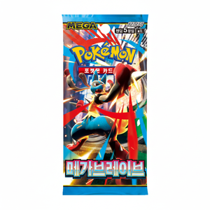 Carte Pokémon [m1S] Mega Brave Booster Box Version Coréenne. Échantillon scellé en usine 1EA |   Vente au détail |   MEGA - Product Image 1