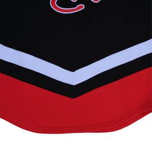 Sudadera con capucha de hockey de lana pesada negra y roja con logotipos bordados patrón sólido ropa de temporada de invierno para hermandad de Mujeres de fraternidad - Product Image 5