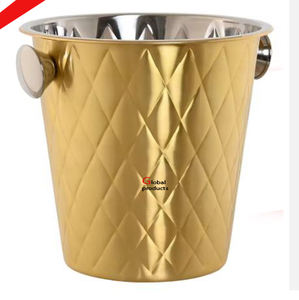 Le plus beau refroidisseur de vin en acier inoxydable au fini doré pour le restaurant et le bar de l'hôtel - Product Image 1