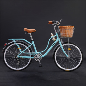 Vélo de ville <span class=keywords><strong>vintage</strong></span> à cadre en acier carbone à <span class=keywords><strong>vitesse</strong></span> unique de 26 pouces de haute qualité fabriqué en Chine : pour hommes adultes et étudiants adolescents - Product Image 5