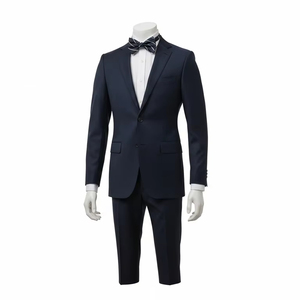 Noeud papillon en polyester durable sangle de cou réglable accessoire de smoking formel de fête de mariage pour hommes femmes enfants conception personnalisée noeud papillon - Product Image 4