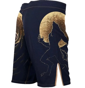 กางเกง MMA ผ้าโพลีเอสเตอร์ 100% ระบายอากาศได้ดี พิมพ์ลายแบบ Sublimation ยืดได้ 4 ทิศทาง เหมาะสำหรับกีฬา Grappling, Kick Boxing และ Rash Guard ในยิม - Product Image 2