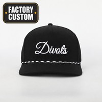 Casquette de baseball sportive personnalisée avec logo brodé 3D, vente en gros OEM, pour hommes et femmes, haute qualité, 100% polyester, ajustable, toutes saisons, 5 panneaux