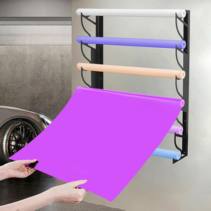 JH-Mech - Soporte para 6 Rollos de Vinilo - para Película Automotriz, Papel Tapiz, Papel Kraft, Envoltura de Metal, Soporte para Rollos de Vinilo - Product Image 3