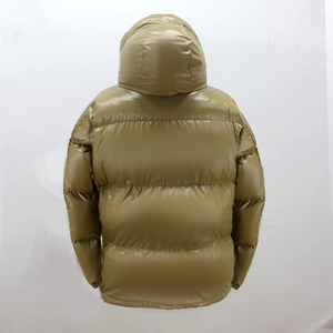 Vente en gros OEM doudoune d'hiver avec impression de logo personnalisé vestes bouffantes d'hiver pour hommes coupe-vent réfléchissantes imperméables pour l'extérieur vestes bouffantes pour hommes - Product Image 4