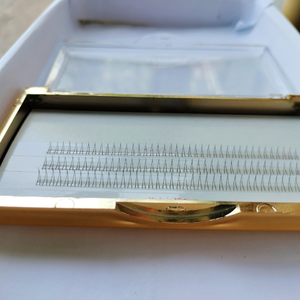 Extensiones de Pestañas Hechas a Mano con Pelo Sintético Negro en Forma de V, de Alta Calidad OEM, Volumen Completo CC, Longitudes Mixtas, Hechas en Vietnam - Product Image 1