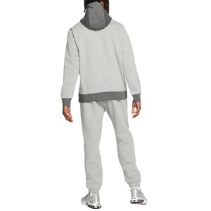 Ensemble de survêtements de la meilleure qualité, veste zippée sur le devant avec capuche et pantalon de jogging à revers, mélange de polyester, adapté à la salle de sport ou aux voyages - Product Image 5