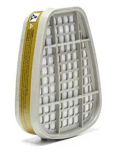 Cartucho 3M 6006 para Protección Respiratoria contra Vapores Orgánicos y Gases Ácidos, para Gases Nocivos (Amoníaco, Formaldehído) - Product Image 3
