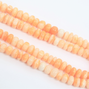Hermosas Cuentas de Cuarzo Arcoíris en Tono Naranja, Forma Redonda Lisa, 15 Pulgadas, 7-10 mm, Cuentas de Piedras Preciosas de Cuarzo Arcoíris de Calidad AAA para - Product Image 2