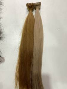 Cinta 100% virgen en extensiones de cabello humano, doble cinta de extensión de cabello humano, venta al por mayor - Product Image 5