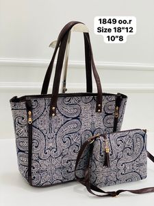 Conjunto de 2 Uds de bolsa de mano de calidad superior con cremallera Diseño contemporáneo Cierre de cremallera seguro para una gran capacidad, muchos usos para la vida diaria - Product Image 6