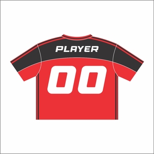 Fabricant personnalisé de maillot de football américain vintage maillot de football boxy à col en V en maille tricotée surdimensionnée pour hommes - Product Image 4