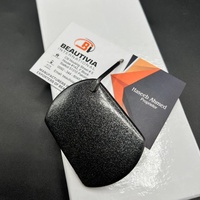 Nom de marque personnalisé miroir à cils carré noir brillant miroir d'extension de cils à main en acier durable emballage de boîte de beauté