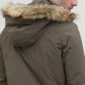 Chaqueta Casual Azul Marrón Personalizable de Fabricante Directo, ODM, Manga Larga, Estilo Urbano de Invierno, Ropa para la Nieve, Tela Vaquera - Product Image 5