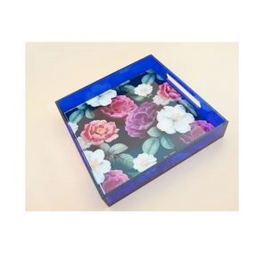 Plateau d'affichage coloré personnalisé plateau acrylique Transparent affichage de stockage plateau de Service acrylique fabriqué au Vietnam - Product Image 1