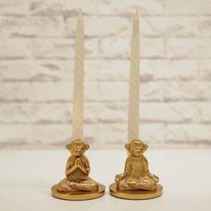 Ensemble de bougeoirs Divine Glow, cadeau élégant, décoration d'intérieur, accessoire élégant, bougeoir artisanal de luxe, parfait pour offrir en cadeau - Product Image 4