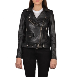 Vestes en cuir d'agneau imperméables et élégantes pour femmes, best-sellers, nouvelles, avec fonction chauffante, tissu imprimé, vente en gros - Product Image 1