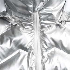 Chaqueta de plumón de espuma 3D tela de alta densidad sin costuras canal de carga recta transferencia de papel algodón resistente al desgaste ropa cálida - Product Image 3