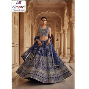 Robe de réception de mariage moderne Ajmera, taille naturelle, élégante tenue de soirée de mariée, sans manches, broderie, robe de soirée tendance pour femme - Product Image 1