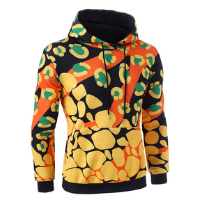 Sweat à capuche personnalisé de haute qualité impression par sublimation hommes sweats à capuche unisexes Top qualité 100% polyester sweats à capuche par sublimation - Product Image 3