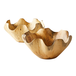 Ensaladera Redonda de Madera Natural Hecha a Mano, Vajilla de Madera Maciza Ecológica para Servir, Decoración de Cocina y Hogar a Excelente Precio - Product Image 2