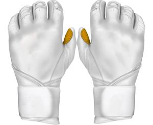 Guantes de béisbol transpirables antiarrugas protectores Guantes de bateo de béisbol de cuero sintético extra duradero - Product Image 1