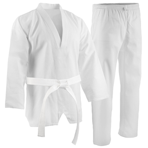 Uniformes de Karate Hechos en Pakistán, Nuevo Estilo, Personalizados, de Venta Caliente, Conjuntos de Trajes de Karate para Artes Marciales, 100% Algodón, Transpirables y Ligeros - Product Image 1