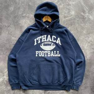 2023 gran oferta Sudadera con capucha deportiva sucia juvenil para hombres alta calidad 50% Algodón 50% poliéster Ithaca sudaderas con capucha con estampado de fútbol - Product Image 1