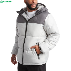 Chaqueta de Plumón para Hombre Behram International, Estilo Urbano, Ecológica, de Buena Calidad, Transpirable, Resistente al Viento, con Forro de Nailon - Product Image 4