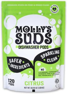 Pastilles lave-vaisselle Molly's Suds Agrumes 120 comprimés à libération automatique - Product Image 3