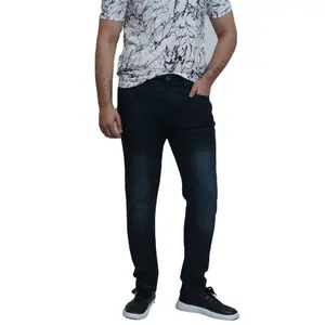 2023 moda uomo nero Street Style traspirante Casual Design retrò Slim dritto Denim moda Jeans pantaloni