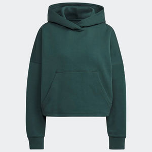 Venta al por mayor Sudadera con capucha personalizada última moda mujer 100% algodón en blanco Casual impresión Logo sudaderas con capucha de las mujeres transpirables - Product Image 1