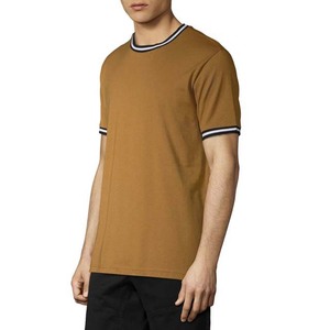 Top vente hommes 100% coton T-Shirts décontracté été vêtements de sport Muscle Fit col rond Streetwear t-shirts haut été mode - Product Image 3