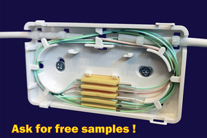 Casete de empalme compacto FOS-24 para soluciones FTTH en interiores con tapa - Product Image 6