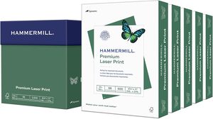 Hammermill A4 <b>Printer</b> <b>Paper</b> Premium Inkjet & Laser <b>Paper</b> 24 Lb 500 Sheets Ream-97 Bright - Product Image 2