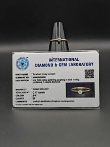 แหวนเพชรธรรมชาติสีทอง14K 18K คุณภาพสูง | เครื่องประดับสุดหรู | แหวนหมั้นเพชรแท้ผ่านการรับรอง - Product Image 5