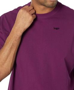 Camiseta de algodón de gran tamaño personalizable para hombre, diseño en blanco con técnica de cuentas, Manga corta para tallas grandes y altas - Product Image 3