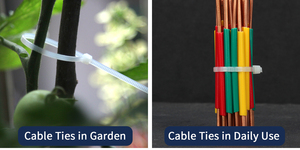 ربطات كبل سحاب بلاستيك PA66 لون أسود وأبيض وملونة ذاتية القفل من النايلون مقاومة للأشعة الفوق البنفسجية - Product Image 6