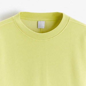 Sudadera con capucha de hombro caído de gran tamaño para hombre, ropa de calle con estampado de logotipo personalizado, cuello redondo, 100% algodón, sudaderas con capucha teñidas lisas - Product Image 6