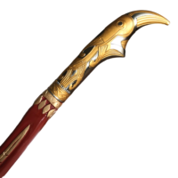 Kapak Baja Damaskus Buatan Tangan, Tempa, Baja Anti Karat Industri, Kratos Leviathan Game War Viking DIY, untuk Memotong Kayu, HRC 58-60