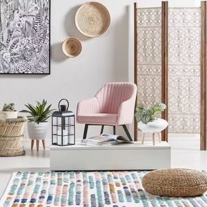 Lanterne décorative à bougie en métal enduit noir et verre de salon pour la maison et le Ramadan éclairage décor lanterne de sol - Product Image 3