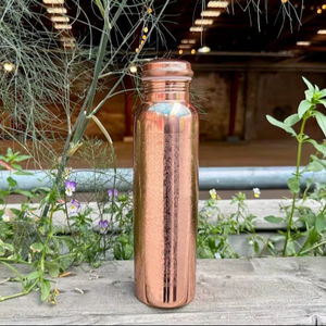 Best Selling Supply Portable Copper <b>Water</b> <b>Bottle</b> <b>for</b> <b>Adults</b> Custom metal Logo Portable Direct Drinking Health Safety - Product Image 1
