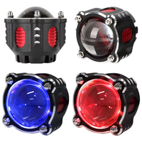 Projecteur LED laser 40W rouge bleu DRL 9-16V IP67 compact pour tout-terrain, lampe auxiliaire