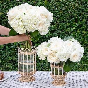 8.5หวายโปรวองซ์ \ "ของตกแต่งแบบแขวนทำจากเฮอร์ริเคนสีขาวสำหรับงานกิจกรรมตกแต่งบ้านที่วางเทียนอื่นๆ - Product Image 2