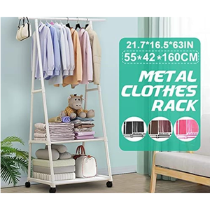 Moderno triangolare cappotto Stand in metallo e ferro da soggiorno mobili per la casa Hotel camera da letto e uso bagno - Product Image 2