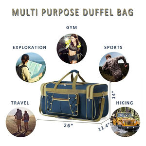 High Quality Large Fitness <b>Backpack</b> Duffle Bag Custom Logo Waterproof Sports <b>Travel</b> Shoulder Bag Weekender Gym Bag 30-<b>40L</b> US - Product Image 5